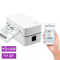 영수증사진기 포토프린터 자동 절단기가 있는 USB 배송 라벨 프린터 데스크탑 직접 열 인쇄 유선 연결 지, 02 BT USB_01 EU 플러그