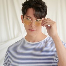 더브릴레 동글이 메탈 남자 여자 틴트 선글라스