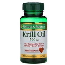 네이쳐스바운티 크릴 오일 500 mg 30 빠르게 녹는 소프트젤
