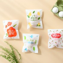 new 부활절 2구 생분해 접착비닐(10매)/교회 달걀 선물 포장 친환경, 열매