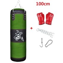 사람형샌드백 가정용샌드백 권투 훈련 빈 샌드 킥 싸움 가라테 펀칭 Heavy Duty for Adult with 장갑 손목 보호, 녹색 100cm