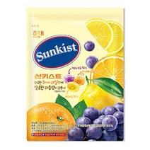 해태 썬키스트캔디 125g 용량UP!, 16개