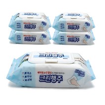 홈인더스트리 세균닦는 크린 위생행주 80매x 5팩 캡형 베이킹소다함유 99.9%항균효과, 80매