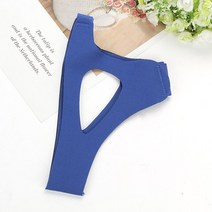 수면밴드 입벌림방지밴드 긴 턱 스트랩 파란색 머리띠 통기성 크리에이티브 고정 밴드 공장 도매, [01] 파란