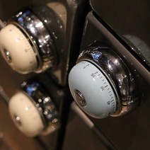 더블에스몰 덜튼 금속 기계 주방 타이머 요리 알리 자석부착, 1개, 크림