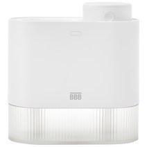 BBB 트리플블랙 무선 미니 투인원 가습기 BBB-HUS05050D Series (무드등 듀얼분사 0.5L), 화이트