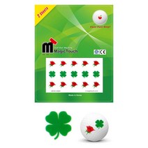 골프공 잘붙는 마킹 장미 방수 스티커 3개 골프공꾸미기 골프공장식