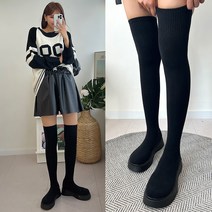 캐주얼 부츠니삭스부츠 싸이하이 니하이
