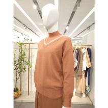 씨 [갤러리아] [SI][22 F/W]브이넥 이중 모크넥 니트(SFUDZ0904)(SFU0904)