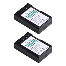 배터리 카메라용 밧데리 1800mAh EN-EL9 배터리 + 니콘 D40 D60 D3000 디지털 카메라, 06 2 battery
