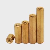 스터드용접기 10pcs M4 구리 헥스 더블 패스 스크류 스터드 마더 보드 기계 상자 절연 열 황동 너트 포스트, 10 M4x40