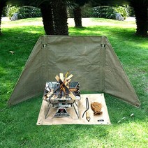 캠핑 대형 버너 스토브 바람막이 화로대 방염매트 _ 20230320EA, 쿠팡 본상품선택