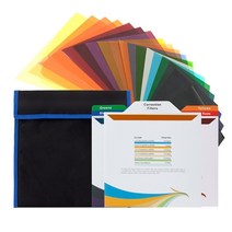 조명필터 DXAB 색상 보정 조명 젤 필터 스튜디오 극장 DJ 조명용 20 개, 한개옵션0
