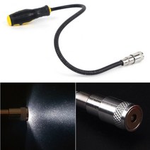 휘어지는 라이트 금속 철 수거 픽업 자석 툴 못 나사 안테나 좁은 공간 청소기 불빛 휠 봉 핸디 자석봉 바 자석바 공구 마그넷 마그네틱 막대 와이어 자바라 구석 틈새 구멍 후레쉬