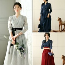 시크라인 가람슬기 철릭원피스2컬러