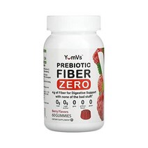 얌브이스 식이섬유 프로바이오틱 60정 구미 무설탕, 60 Count (Pack of 1)