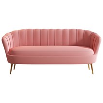 헤어샵 뷰티샵 거실 소파 휴식 메이크업 대기 의자, 더블 120CM노란색