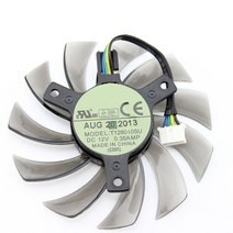 GTX760 새로운 75MM T128010SU 0.35A 기가 바이트 GTX 670 680 760 Ti G1 770 780Ti 팬 타이탄 팬 비디오, 01 1PCS
