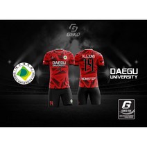 게코스포츠 대구대학교 논스톱 축구클럽 1st. / 대구축구유니폼 / 대구풋살유니폼 / 대구단체팀복
