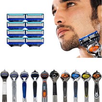 질레트 퓨전 프로글라이드 호환용 면도날 5중날 4개입 2개 8개입, 4개