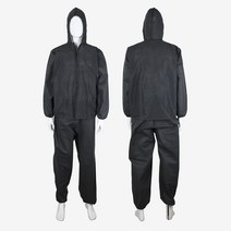 SF 일회용 작업용 방진복 보호복 투피스 제초옷, XL, 1개