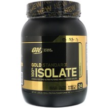 Optimum Nutrition Gold Standard 100% Isolate 리치 바닐라 맛 720g, 1개