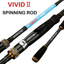 Johncoo vivid ull mml 솔리드 2.1m 1.92m 송어 지그 용 낚시대, [01] 1.92m(UL L), [02] VIVID 2 SPinning