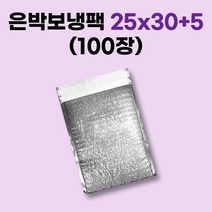 경기포장 은박 보냉팩, 100개