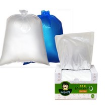 우리엄마 뽑아쓰는 분리수거용 쓰레기 봉투 70매 20L 투명 청색, 20L청색