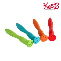 미술 놀이 유아 작은 모양 4개 스템프 물감 찍기 회오리 꽃 모양 무늬 막대 도장 집콕 선생님 칭찬 숙제 검사 모양 찍기 놀이 어린이집 유치원 생일 선물, 어린이 미니도장