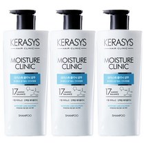 케라시스 모이스처 클리닉 샴푸 750ml, 3개