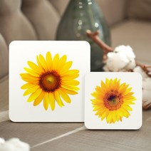 [당일출발] 재물 행운 돈 들어오는 해바라기 액자 A04 9cmX9cm (2종 세트 기본 오리진1 + 옵션선택1), +오리진(흰색)