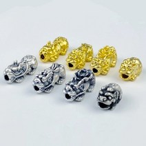 [DP3-011] 실버 부자재 비휴 펜던트 염주 팔찌 만들기