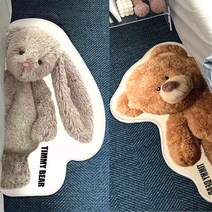 토끼 곰돌이 러그 동물 러그 대형