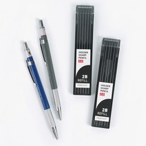 핑크풋 홀더 샤프 필기 도구 클립 펜 메모 펜슬, 랜덤