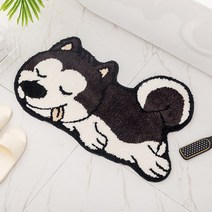 401FLEX 동물 캐릭터 욕실 주방 현관 발 매트 카펫 10 COLOR 3 SIZE, 허스키, 1개