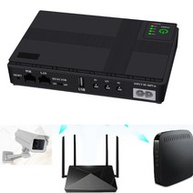 ac-dc 어댑터범용 10400mAh USB 5V 9V 12V 2A 무정전 전원 공급 장치 UPS 배터리 백업 WiFi 라우터 웹캠, 02 EU White