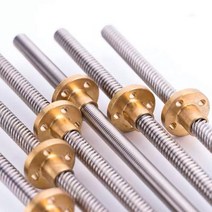 3D프린터 CNC 3D 프린터 리드 나사 8mm 1mm THSL3008D 사다리꼴 Length1001000mm, 400mm+Pitch 2mm Lead 4mm