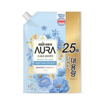 아우라 섬유유연제 홀리데이 리필 1 7L, 샤프란 아우라 섬유유연제 홀리