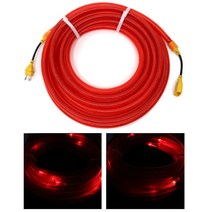 야간 안전 사고예방 연결ok 자동점멸 AC 윙카호스 10M 공사장 사고방지 점멸호스