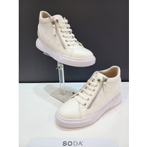 소다 소다 FLF222 IT30 소다 SODA 여성 스니커즈 (여성 하이탑 레이저 포인트 스니커즈 키높이 5CM) (P002265254)