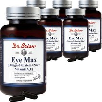 눈에좋은영양제 닥터 아이맥스 오메가3 루테인 아연 비타민 60캡슐 마리골드꽃추출물, 60정, 6개