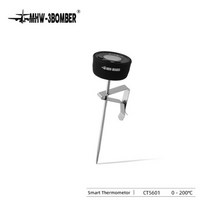 MHW-3BOMBER 휴대용 LCD 디지털 온도계 주방 음식 요리 바베큐 전문 홈 바리스타 도구 액세서리, 1.1pcs, 1pcs