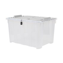 조일리빙 잠금장치 리빙박스, 2개, 그레이