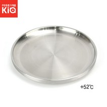 이중접시 온반 스텐온접시 수육접시 업소 Hot Platter, 이중접시 온반 10인치 25cm