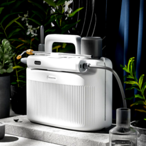 2-WAY 충전식 전동 분무기 고압 농약 살포기 화분 원예용 5L, 기본형+샤워헤드 바