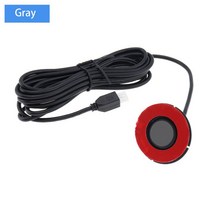 후방카메라 사각지대경고 센서 과속 1pcs 원래 13mm 평면 센서 백업에 대 한 가변 깊이 자동차 주차 키트, 03 GRAY_02 6M cable