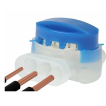 IDC타입 3홀 단자 원터치 커넥터 젤내장 방수 방진, 단품, 단품