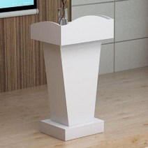 발언대 나무단상 원목 강대상 기도상 소강대상 강연대 강의대 사회대 교탁 연설대 사회자단상, 화이트 600 x 400 x 1100 cm