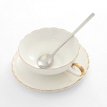 까사블랑 골드림 커피잔 세트 도자기 찻잔 선물세트, 단품